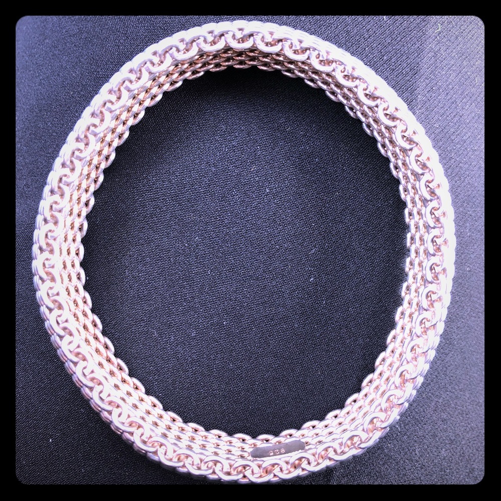 Tiffany & Co. Sterling Silver Mesh Bracelet